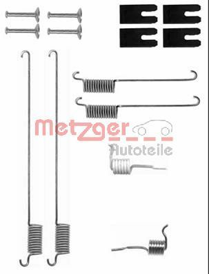 Комплект приладдя, гальмівна колодка, Metzger 1050829