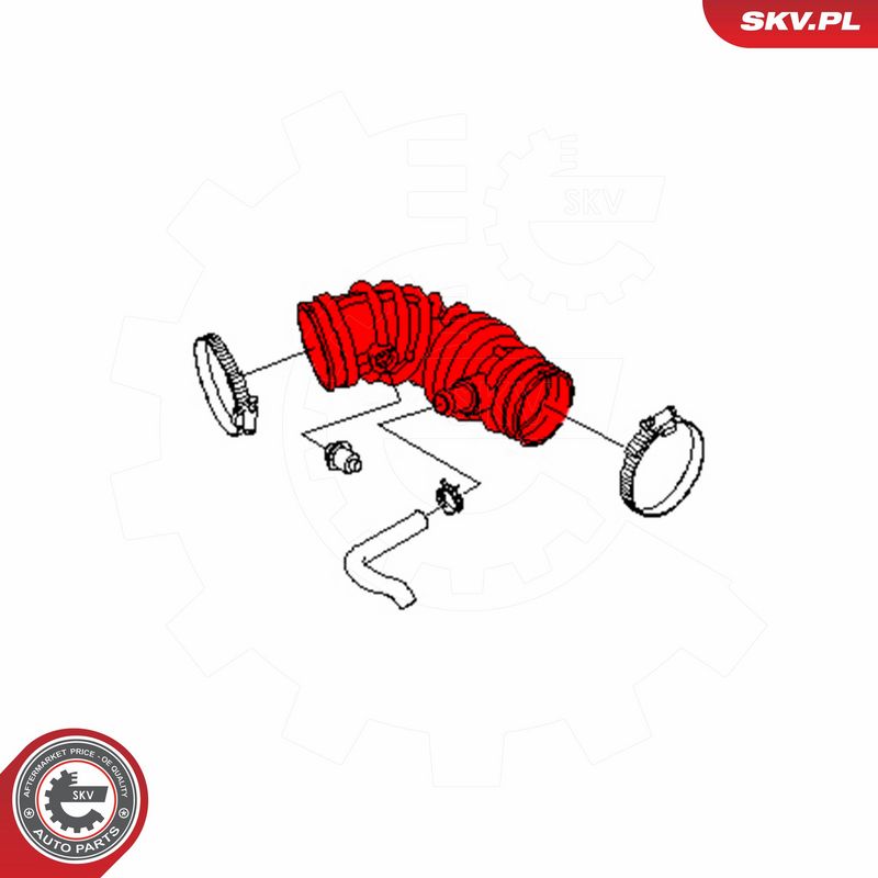 ESEN SKV 24SKV454 Intake Hose, air filter
