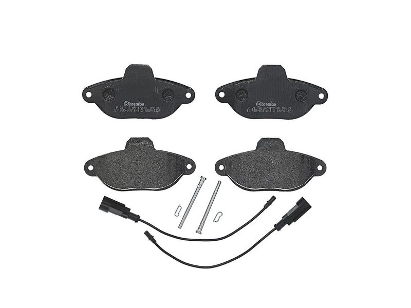 комплект спирачно феродо, дискови спирачки BREMBO