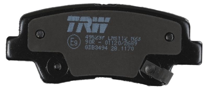 TRW GDB3494 Brake Pad Set, disc brake