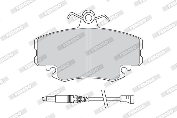 FERODO FDB845 Brake Pad Set, disc brake