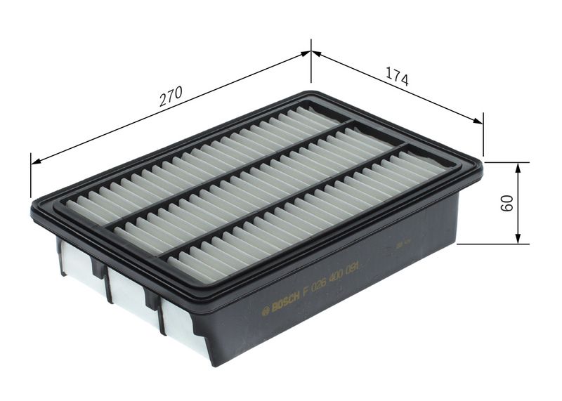 Filtre+à+air BOSCH F 026 400 091