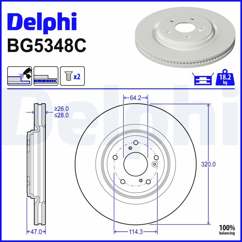 Piduriketas, DELPHI BG5348C