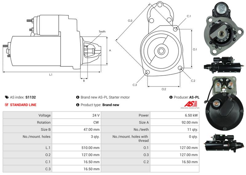 AS-PL S1132 Starter