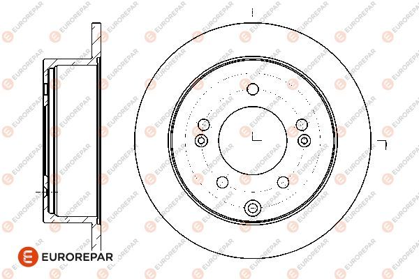 Гальмівний диск, Eurorepar 1667871780