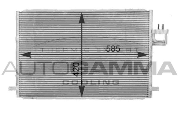 AUTOGAMMA kondenzátor, klíma 104996