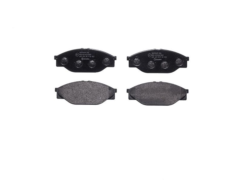 комплект спирачно феродо, дискови спирачки BREMBO