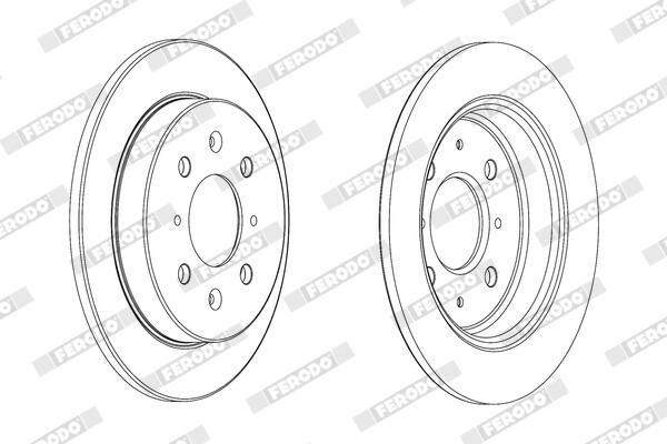 FERODO DDF2244C Brake Disc