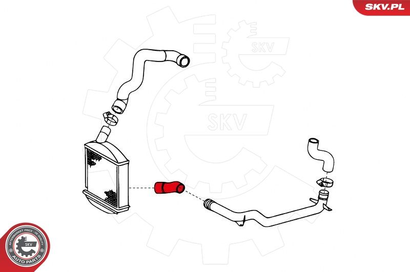 ESEN SKV 24SKV744 Charge Air Hose