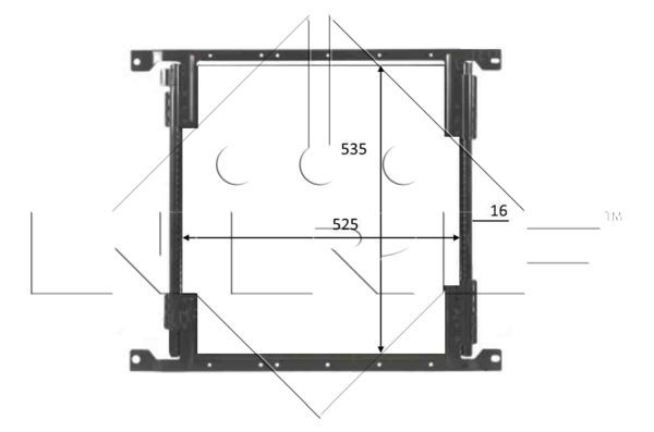 NRF 350392 Condenser, air conditioning