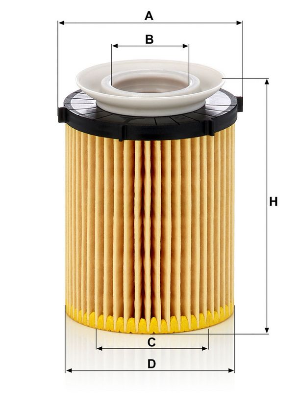 Õlifilter, MANN-FILTER HU 711, 6 z