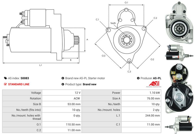 AS-PL S0083 Starter
