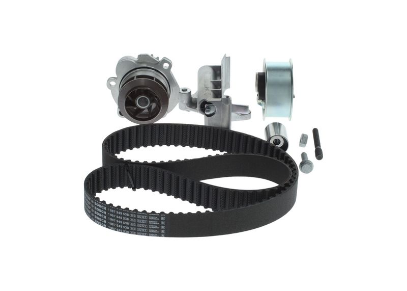 Timingset (riem + poelie + waterpomp) past: AUDI A2, A3, A4 B5, A4 B6, A6 C5  FORD GALAXY I, GALAXY MK I  SEAT LEON  SKODA OCTAVIA I, SUPERB I  VW BORA, BORA I, GOLF IV, LUPO I 1.4D/1.9D 03.95-12.10
