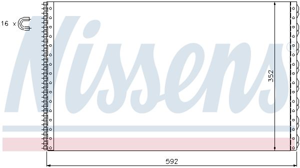 NISSENS 94943 Condenser, air conditioning