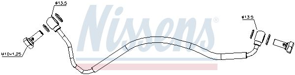 Õliühendus, kompressor, NISSENS 935101