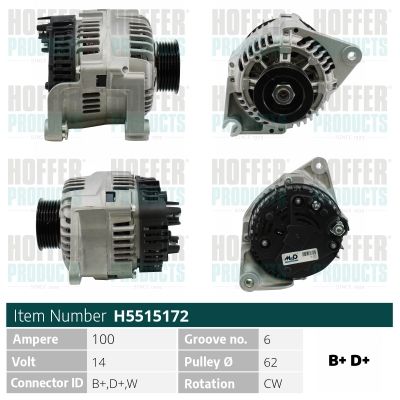 HOFFER generátor H5515172