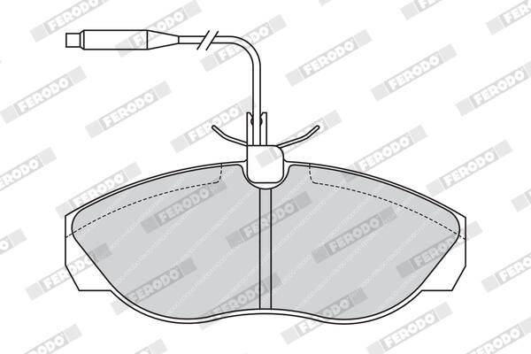 FERODO Plaquettes de frein à disque FVR967