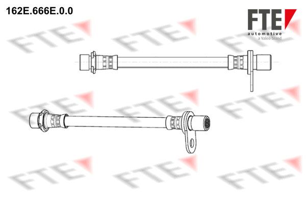 FTE fékcső 162E.666E.0.0