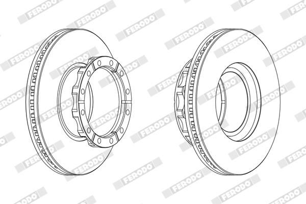 Brzdový kotouč FCR173A
