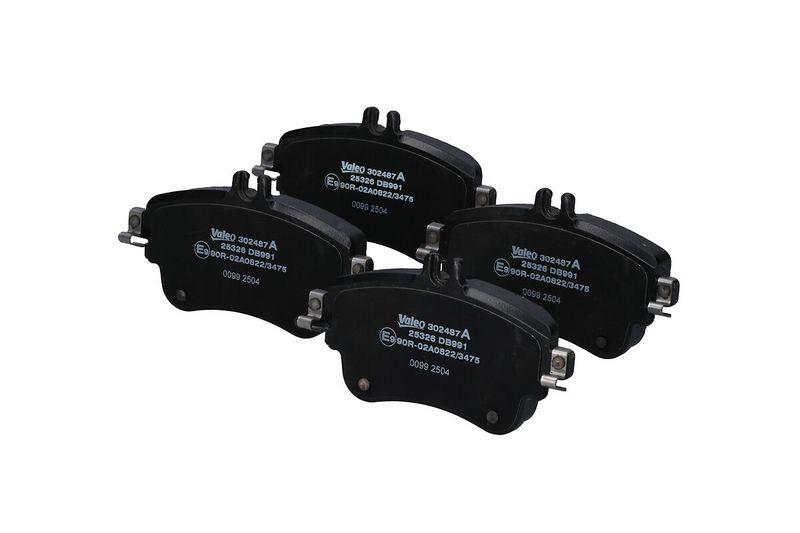 Piduriklotsi komplekt, ketaspidur, VALEO 302487A
