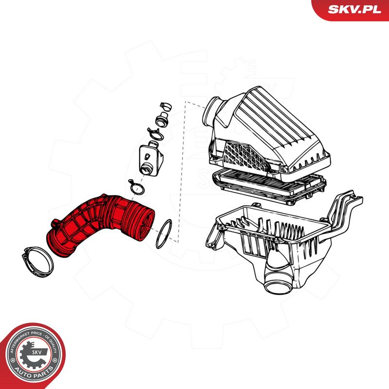 Õhutoru, õhufilter, ESEN SKV 24SKV459