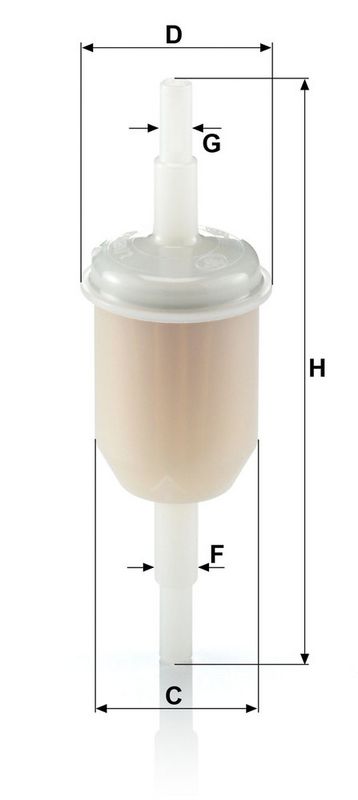 Filtru combustibil WK 31/2 MANN-FILTER