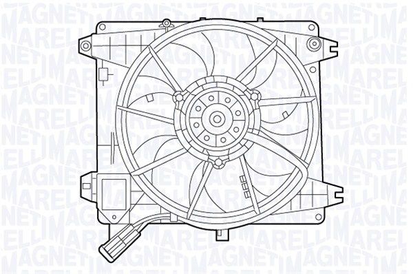 MAGNETI MARELLI ventilátor, motorhűtés 069422546010