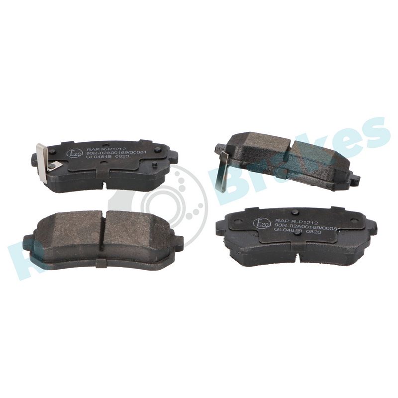 RAP BRAKES R-P1212 Brake Pad Set, disc brake