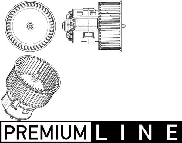 MAHLE Utastér-ventilátor AB 183 000P