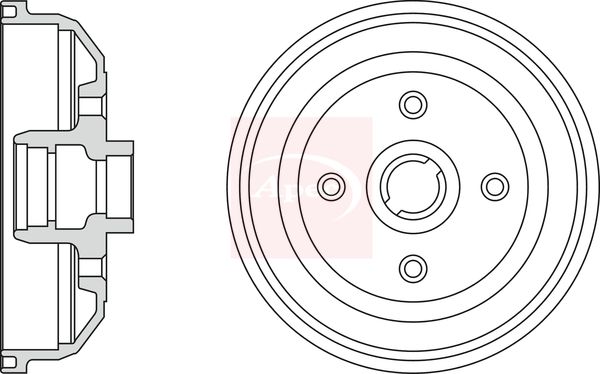 APEC Brake Drum DRM9112