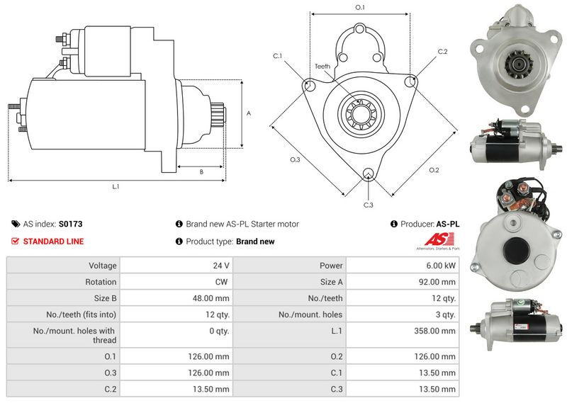 AS-PL S0173 Starter