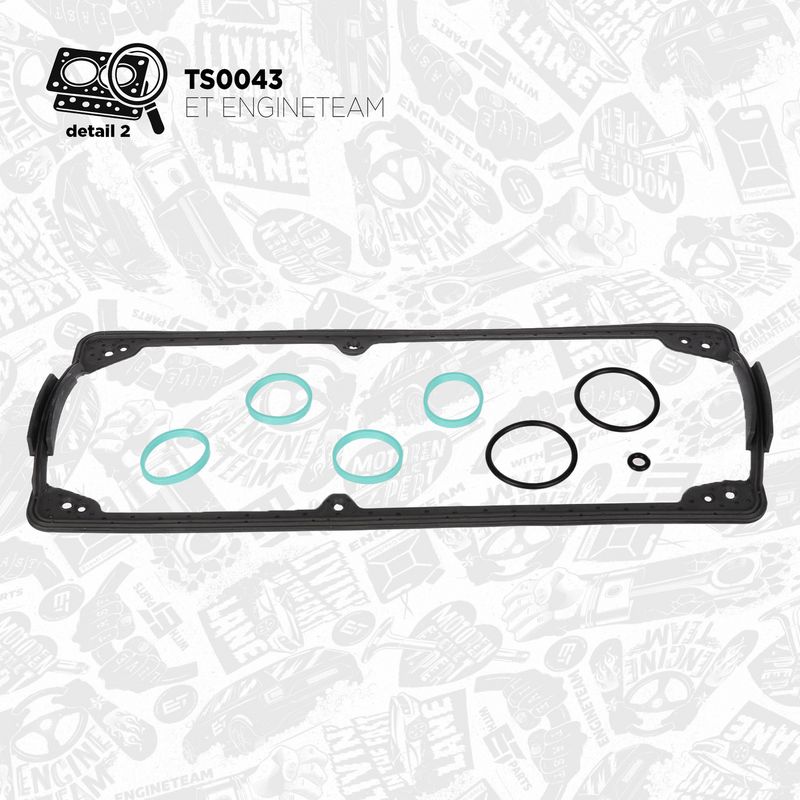 ET ENGINETEAM TS0043 Gasket Kit, cylinder head