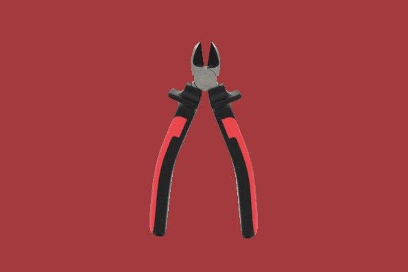 KS TOOLS 115.1012 Side Cutter