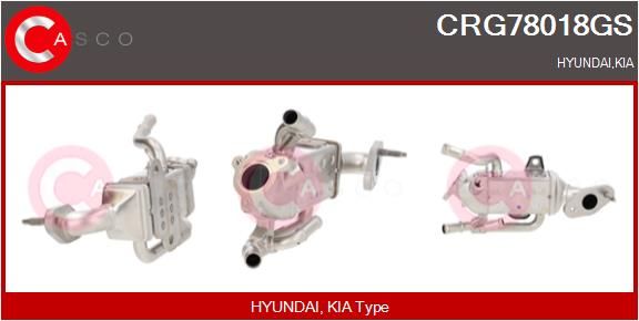 RADIATOR RECIRCULARE GAZE DE ESAPAMENT CASCO CRG78018GS