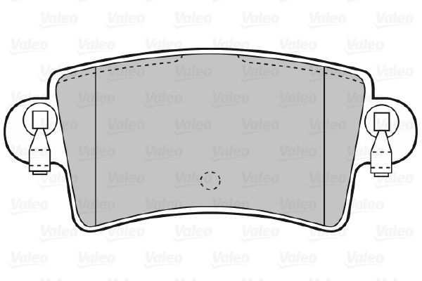 VALEO 598538 Brake Pad Set, disc brake