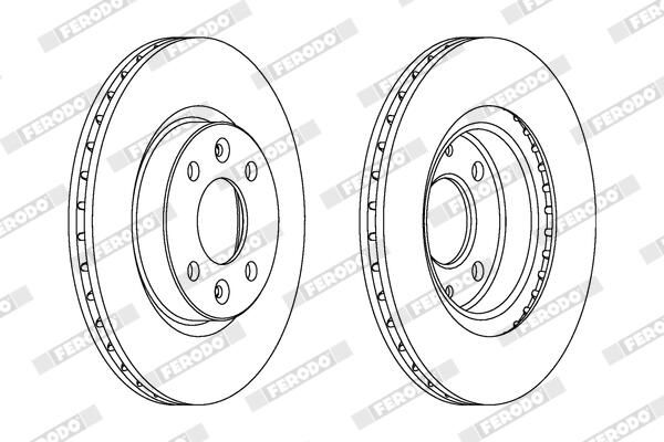 FERODO DDF1096C Brake Disc