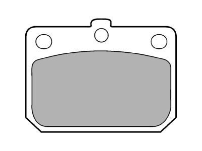 DELPHI LP74 Brake Pad Set, disc brake