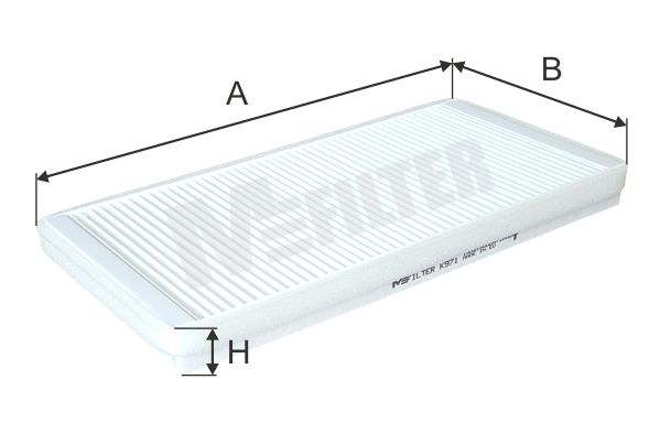 Filtr, vzduch v interiéru K 971