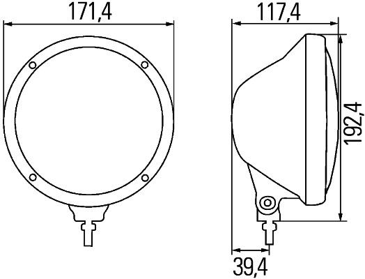 Фара дальнього світла, Hella 1F3010119-011