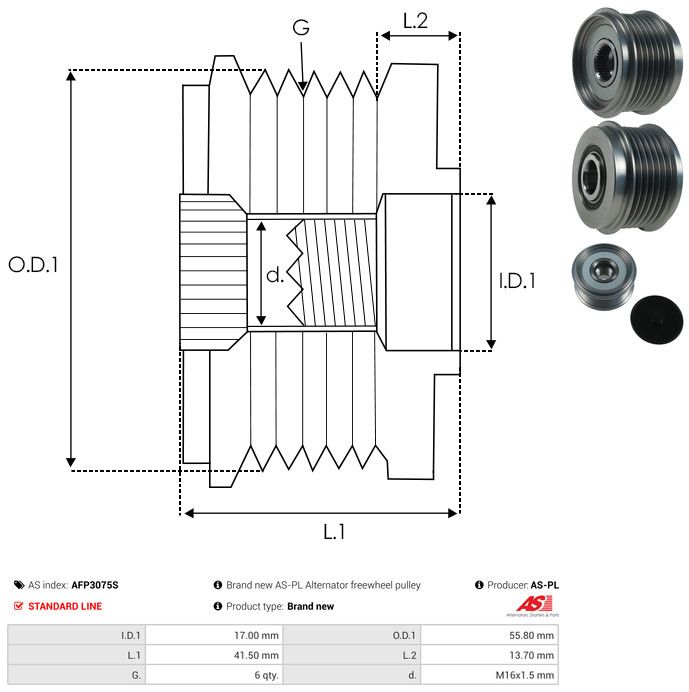 Generaatori vabakäik, AS-PL AFP3075S