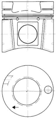 Product Image - Zuiger - 94512600 - KOLBENSCHMIDT