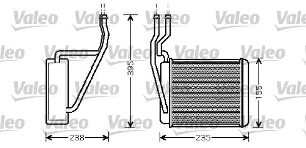 VALEO Kachelradiateur, interieurverwarming 812320