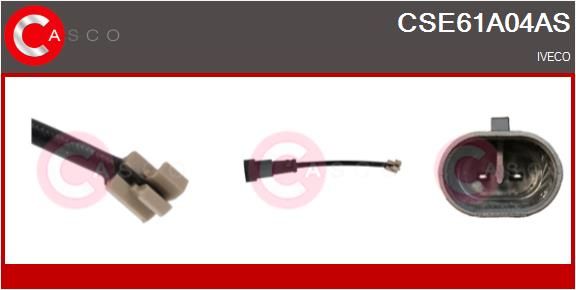Výstražný kontakt, opotřebení obložení CSE61A04AS