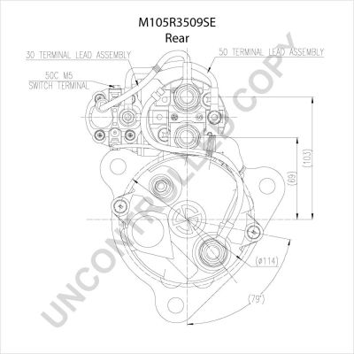 Startér M105R3509SE