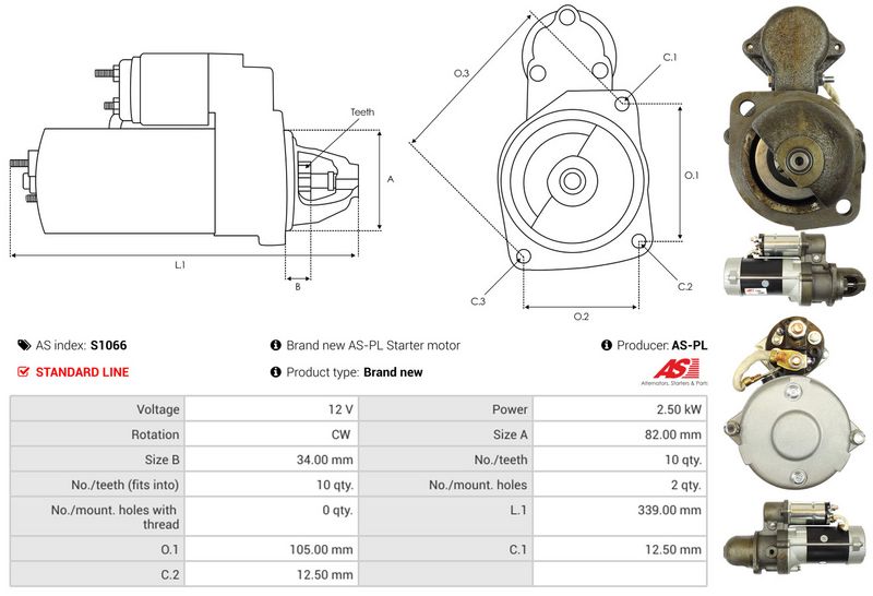 AS-PL S1066 Starter