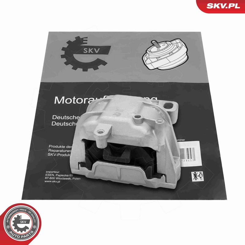 ESEN SKV 75SKV347 Mounting, engine