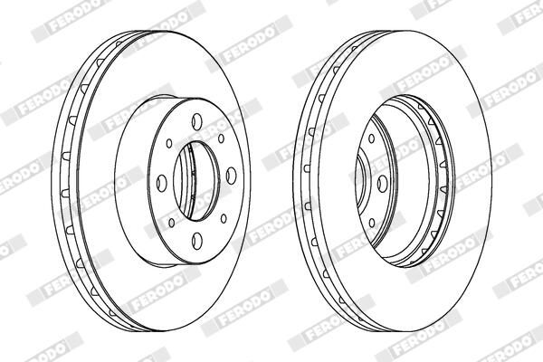FERODO DDF1179C Brake Disc