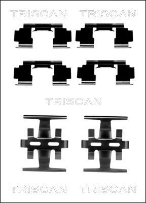 TRISCAN tartozékkészlet, tárcsafékbetét 8105 401612