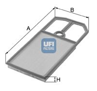 Повітряний фільтр, Ufi 30.184.00