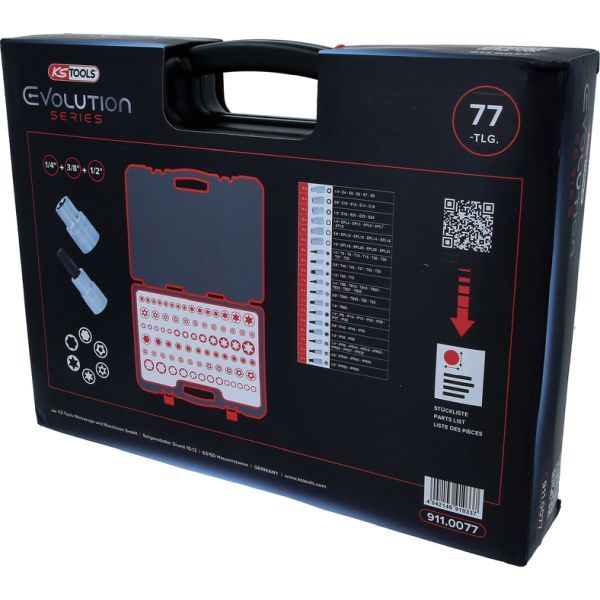 Padrunvõtmete komplekt, KS TOOLS 911.0077
